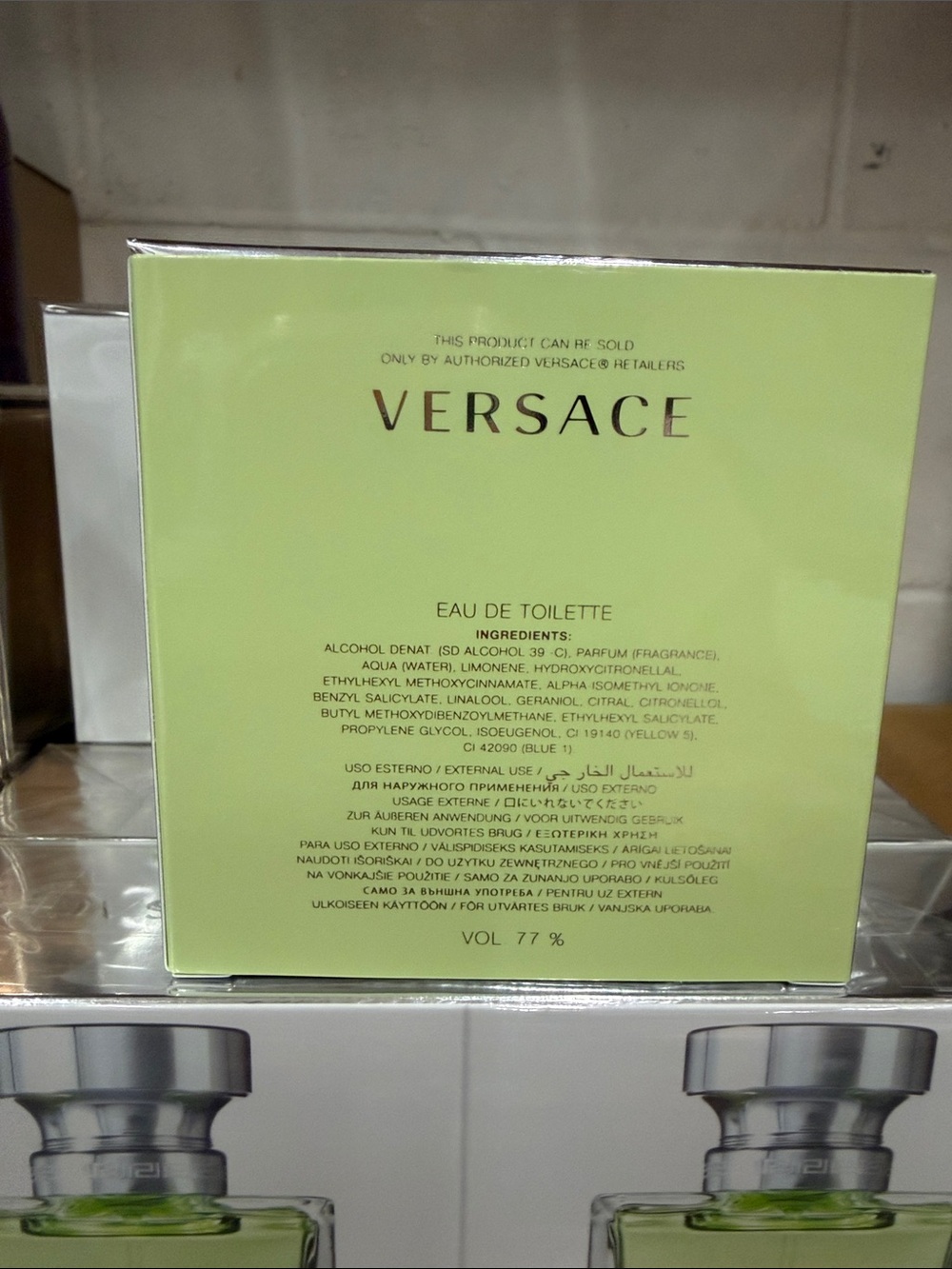 Versace Versense Eau de Parfum - Light Green and Silver - Picture 4 of 5